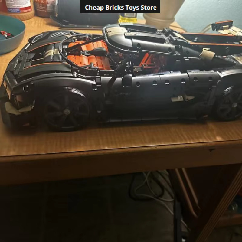 Hot Toys V8 Rennwagen Supercar Hypercar, Bausteine, 4.104 Teile - Bild 3