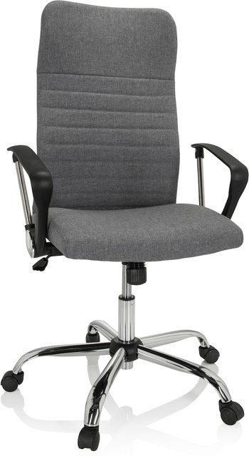 hjh OFFICE Home Office Bürostuhl ARTON 40 mit Armlehnen aus Stoff - Bild 1