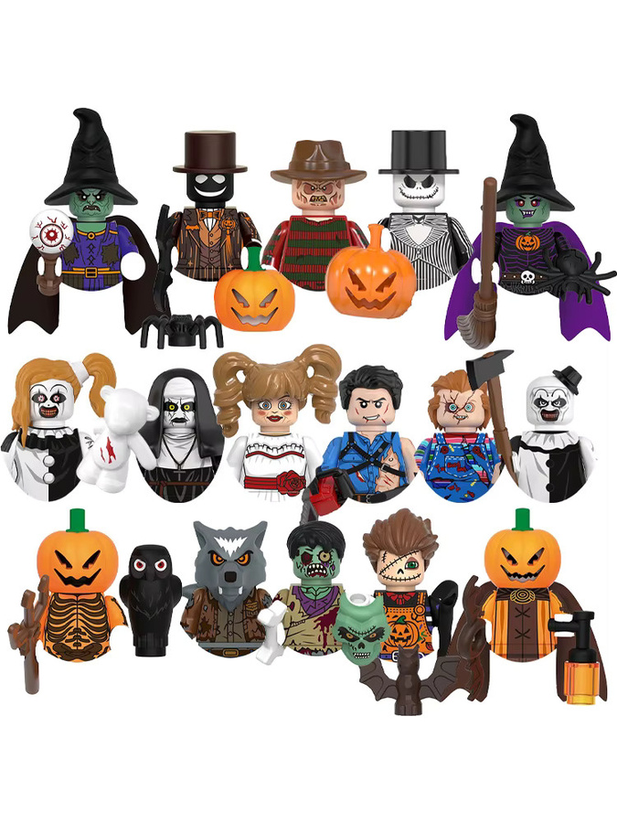 Terrifier Die Nonne, Mini-Actionfiguren, Bausteine - Bild 3