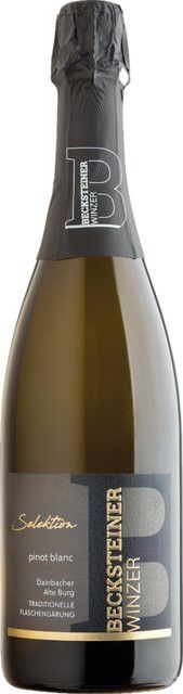 Becksteiner Winzer Selektion Dainbacher Alte Burg Pinot Blanc Sekt, Extra Brut, Baden, 2021, 0,75 l - Bild 1