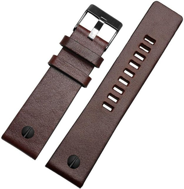 Diesel Uhrenarmband Echtleder, gray, Herren - Bild 1