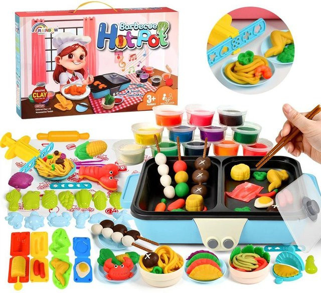 Binchi Outdoor Product Knete-Spielset Küche, blau, ab 3 Jahre - Bild 1