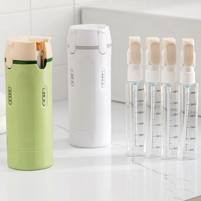 HOCOSHINE 4-in-1 Reise-Flüssigkeitsspender-System, Unisex - Bild 1