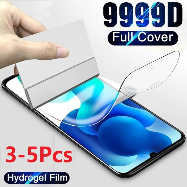 3-5 Stück Hydrogel Display Schutzfolien für Vivo V27S Y36 Y78 Y77t Y78t Y78M Y200 Y200E Y100i Y100T V30 in Transparent - Bild 1