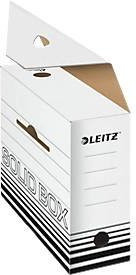 Leitz Solid Box Archivschachtel für DIN A4, weiß, 10 Stück - Bild 1