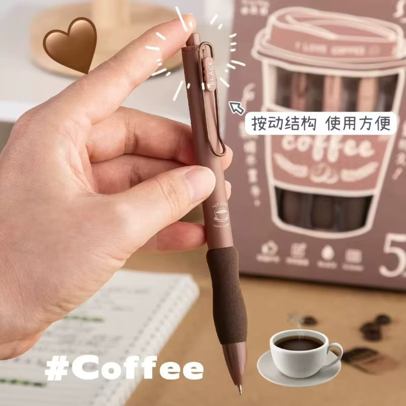 Kawaii Gelstift in Braun mit 0,5 mm Spitze und schnell trocknender Tinte - Bild 3