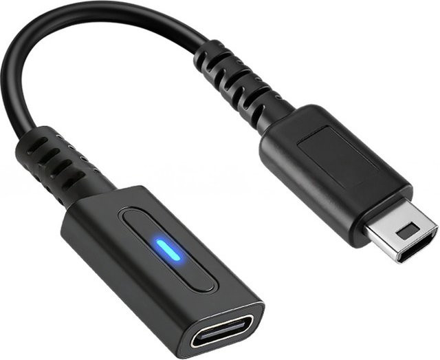 OULLX USB-C PD Ladekabel für Nintendo DS Lite und NDSL Konsole in Schwarz - Bild 1