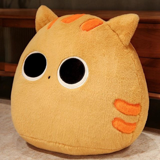Binchi Fitness Kawaii Katze Plüsch Anhänger, orange, 1-teiliges Set, ab 14 Jahren - Bild 1