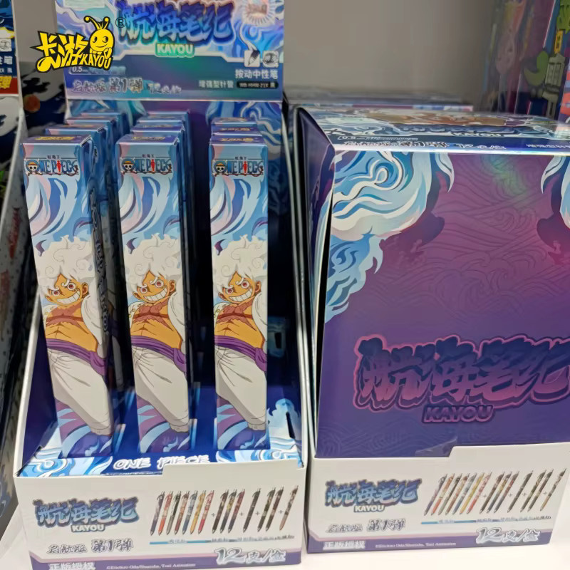Kayou One Piece Schreibwaren-Überraschungsbox mit bunten Gelstiften für Kinder - Bild 2
