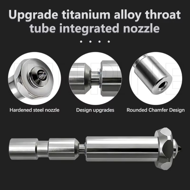 Anycubic Hotend-Kit für Kobra 3 Max 3D-Drucker, 24V 80W mit Keramik-Heizplatte und austauschbarer Düse in Silber - Bild 2