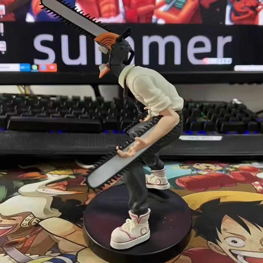 Fashnics Chainsaw Man Power Denji Action Figur PVC 18cm 2-teiliges Set - Bild 4