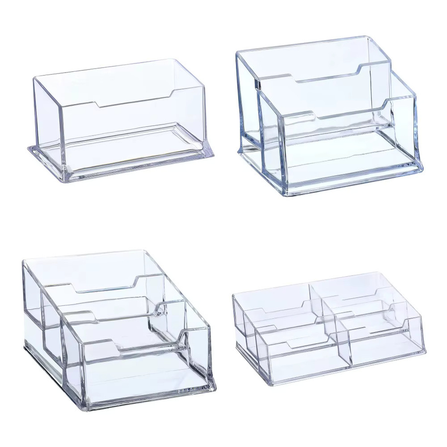 Transparente Karteikasten Display Box aus Kunststoff für die Büroorganisation - Bild 2