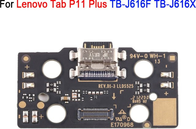 Lenovo USB-C Ladeanschlussplatine Ersatzteil für Tab P11 Plus TB-J616F TB-J616X in Schwarz - Bild 1