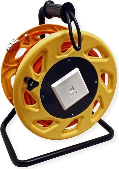 ROLINE Netzwerkkabel Cat6a S/FTP Ethernet LAN Orange 60 m - Bild 1