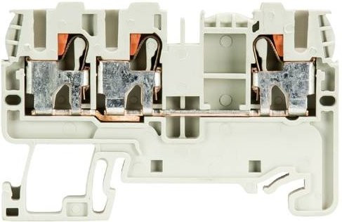 Wieland Electric Durchgangsklemme 56.203.5055.0 Steckanschluss Grau 100 Stück - Bild 1