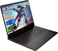 HP Gaming-Notebook 16-am0280ng in Schwarz mit 16 Zoll Display, Intel Prozessor, 24 GB RAM, 1000 GB Speicher und Windows - Bild 1