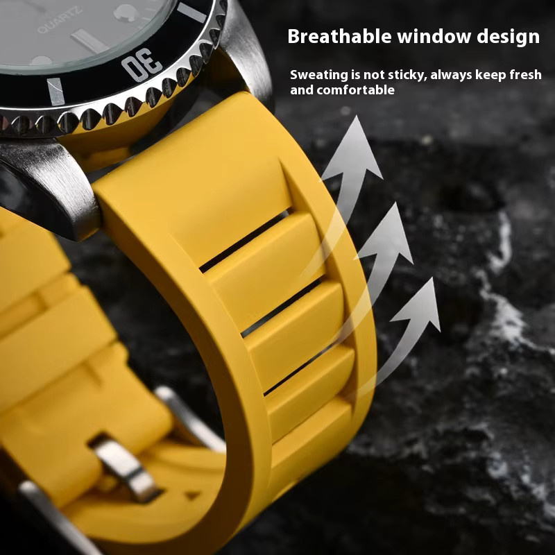 strapfreak Uhrenarmband Fluorkautschuk, Unisex - Bild 3