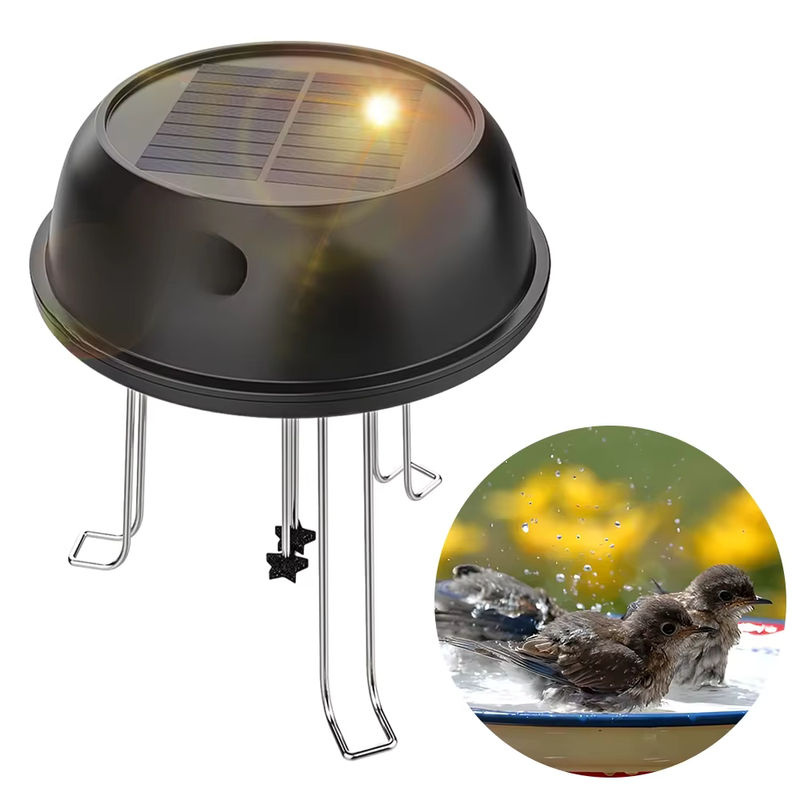 Solarbetriebener Wasser Rührer für Vogelbad und Gartenteich, runder Solar Bubbler Aerator mit 0,5 W und 5V - Bild 7