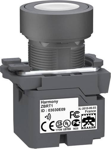 Schneider Electric ZB5RTA1 Drucktaster tastend in Grau aus Kunststoff mit IP66 Front und IP30 Rückseite - Bild 1