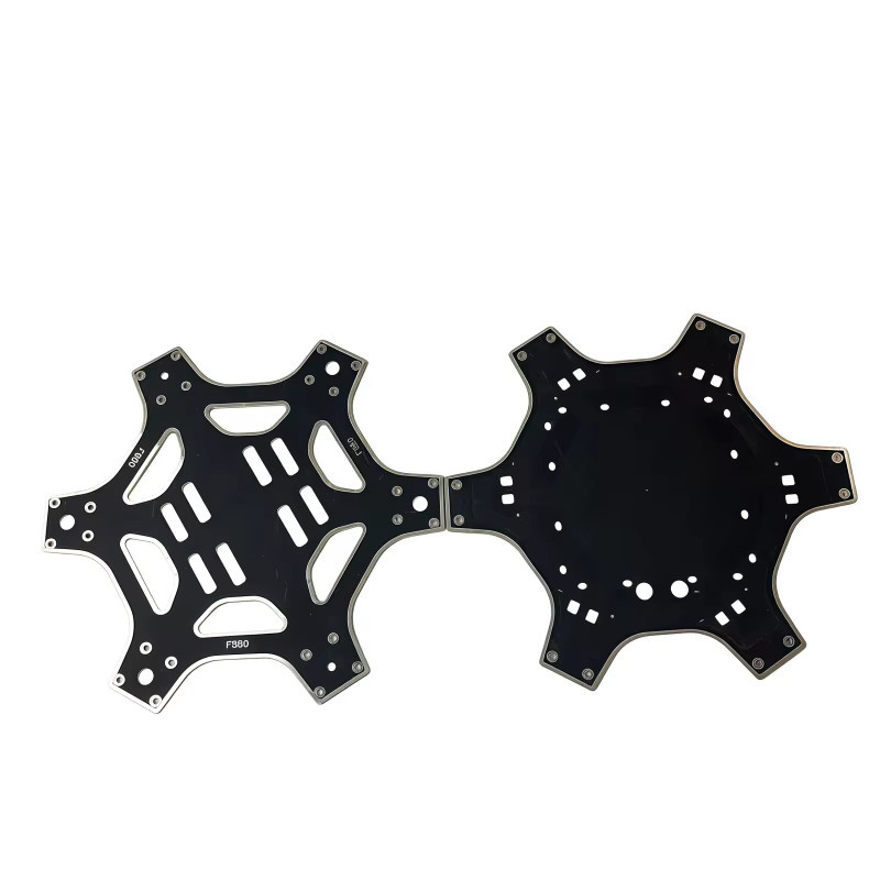 KePaQi F550 Sechs-Achsen-Rahmen aus Kohlefaser-Nylon mit integrierter Leiterplatte für Multi-Rotor-UAV Luftaufnahmen und Vermessung in Multicolor - Bild 4