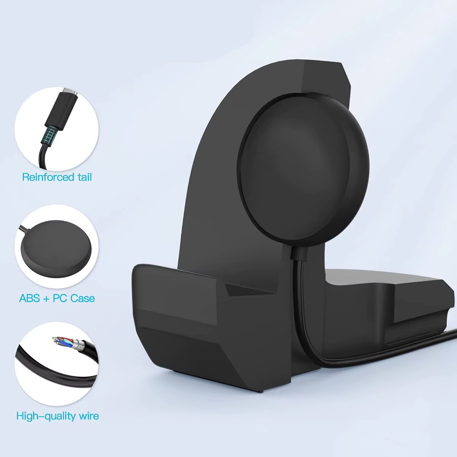 CHIICSMART Ladestation Silikon, Schwarz, Google Pixel Watch 1 Zubehör - Bild 1