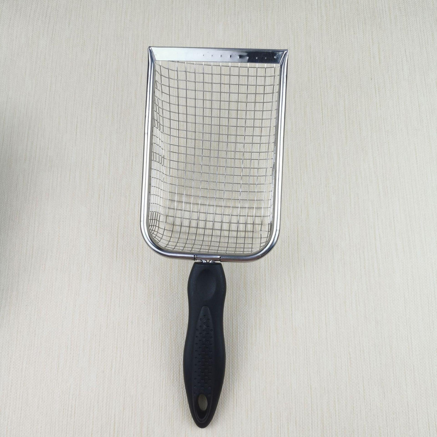 Multifunktionale Bodensiebschaufel mit 2,8 x 2,8 mm Maschenweite in Silber - Bild 1