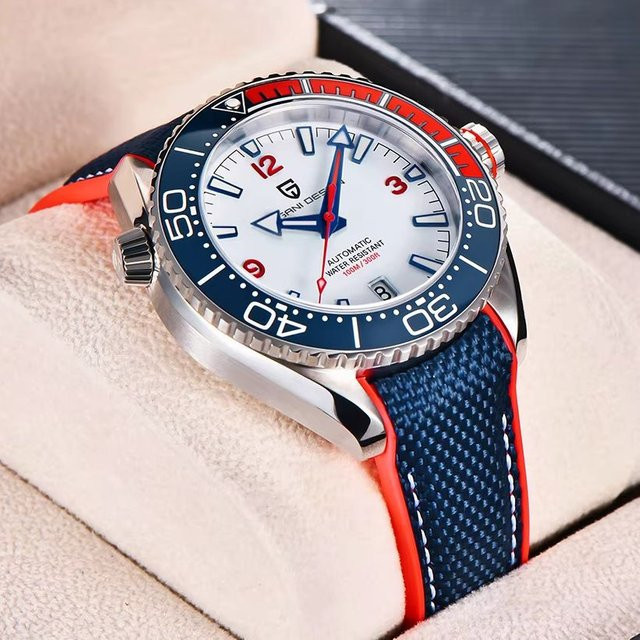 Pagani Design Armbanduhr, Automatik, Edelstahl, Keramik, 42 mm, Herren - Bild 1
