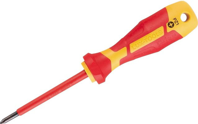 LUX-TOOLS VDE-Schraubendreher Professional PZ1 in Rot - Bild 1