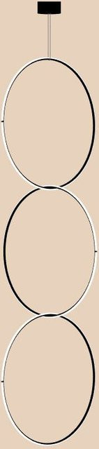 Flos Arrangements LED-Pendelleuchte in Schwarz aus Metall mit Ring-Design und Up-Down-Lichtfunktion - Bild 1
