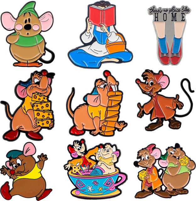 Disney Anstecknadel, Cartoon-Maus, Emaille, Damen - Bild 1
