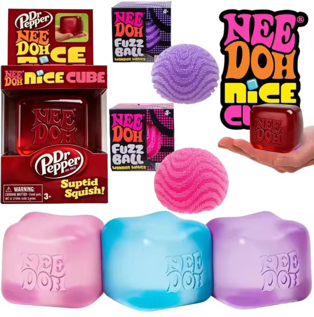 Schylling NeeDoh Fuzz Ball Blind Box, Stressball, weich - Bild 1