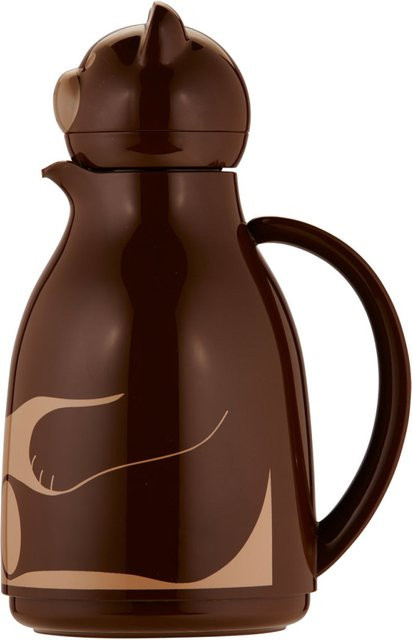 Helios Isolierkanne Thermo-Bear, 1,0 l, Braun, Höhe: 26,8 cm - Bild 1