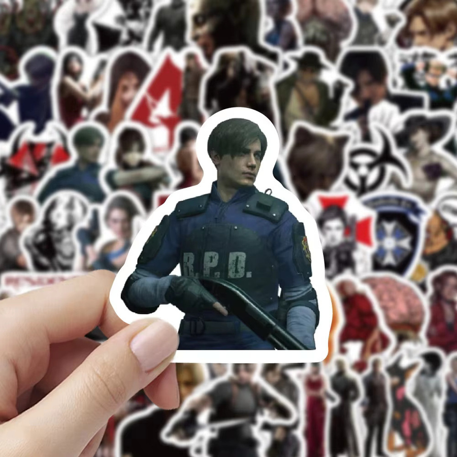 60 Stück Resident Evil Graffiti-Sticker von YUMEI in Multicolour für DIY Tagebuch, Handyhülle und Scrapbook - Bild 2