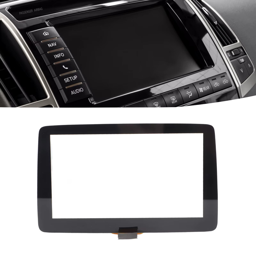 Qiilu Ersatz-Touchscreen-Display-Glas aus Acryl, 7 Zoll, transparent, K40005A29F - Bild 3