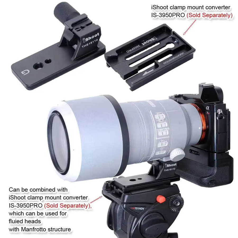 Ersatz-Objektivfuß für Sony FE 70-200mm F/2.8 GM OSS II und Sony FE 100-400mm F/4.5-5.6 GM OSS Objektive in Schwarz - Bild 4