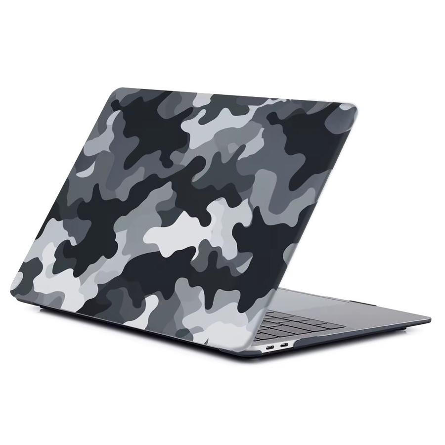 Tarnmuster Laptoptasche für Apple MacBook Air M4 13 Zoll 2025 und MacBook Pro 13 14 16 in Multicolour und Grau - Bild 1