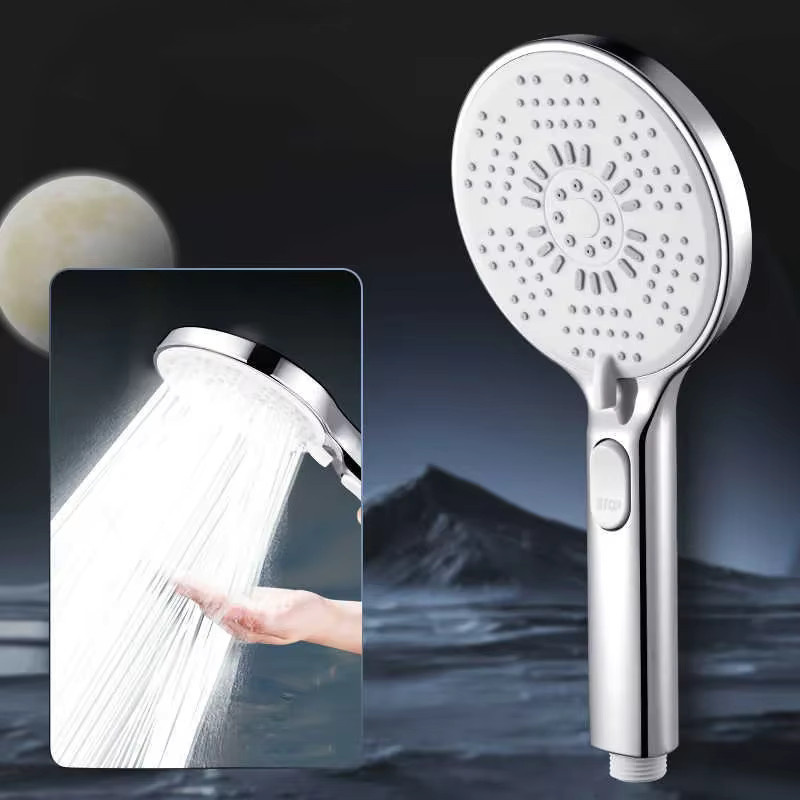 IOUHAPPY Wassersparender Hochdruck-Duschkopf mit 5 Strahlmodi und Regenspray-Funktion - Bild 2
