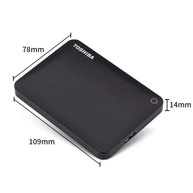 Toshiba Canvio Basics Externe Tragbare Festplatte HDD USB 3.0 Schwarz 500 GB - Bild 2