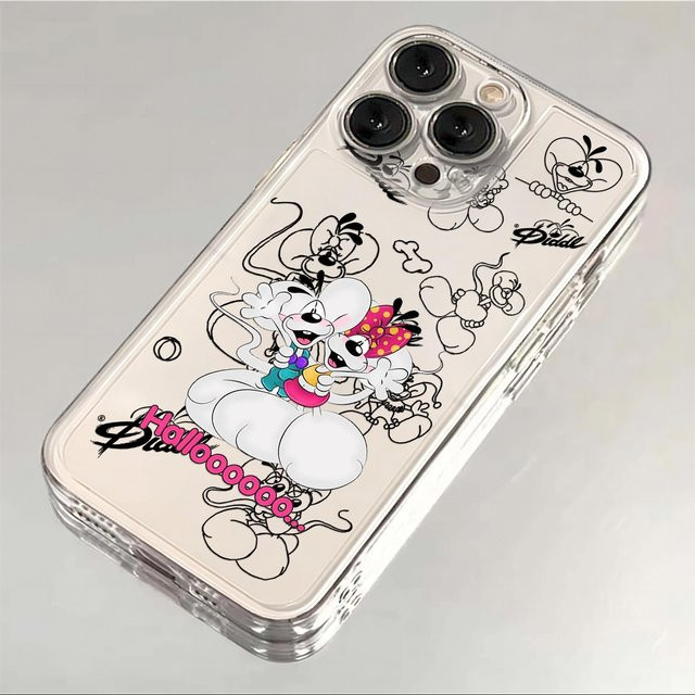 Niedliche D-Diddls Handyhülle für Samsung Galaxy S26 S25 S24 S23 S22 S21 S20 FE Note20 Plus Ultra Lite Edge 5G aus transparentem TPU - Bild 1