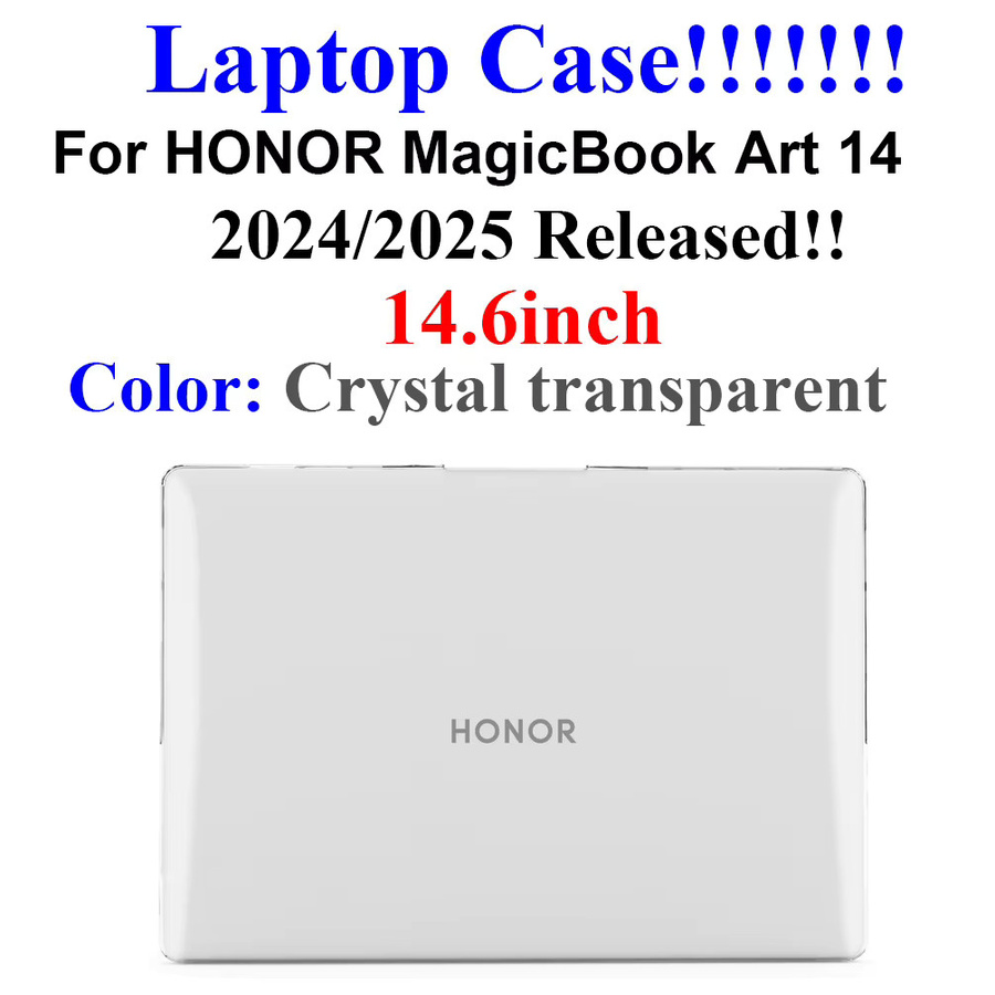 Schützende Hartschalen-Laptop-Hülle für HONOR MagicBook Art 14 (2024/2025), 14,6 Zoll, PC-Abdeckung in Schwarz - Bild 2