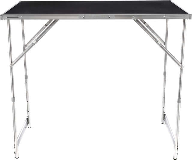 PARKSIDE Multifunktionstisch 3-teilig aus Aluminium in Grau, B/T/H: 94,0 x 60,0 x 60,0 cm - Bild 1