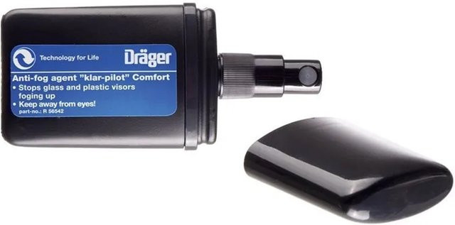 Dräger Antibeschlag Spray als Mehrzweck-Beschlagschutz für Schutzbrillen, Taucherbrillen und Helmvisiere in Schwarz - Bild 1