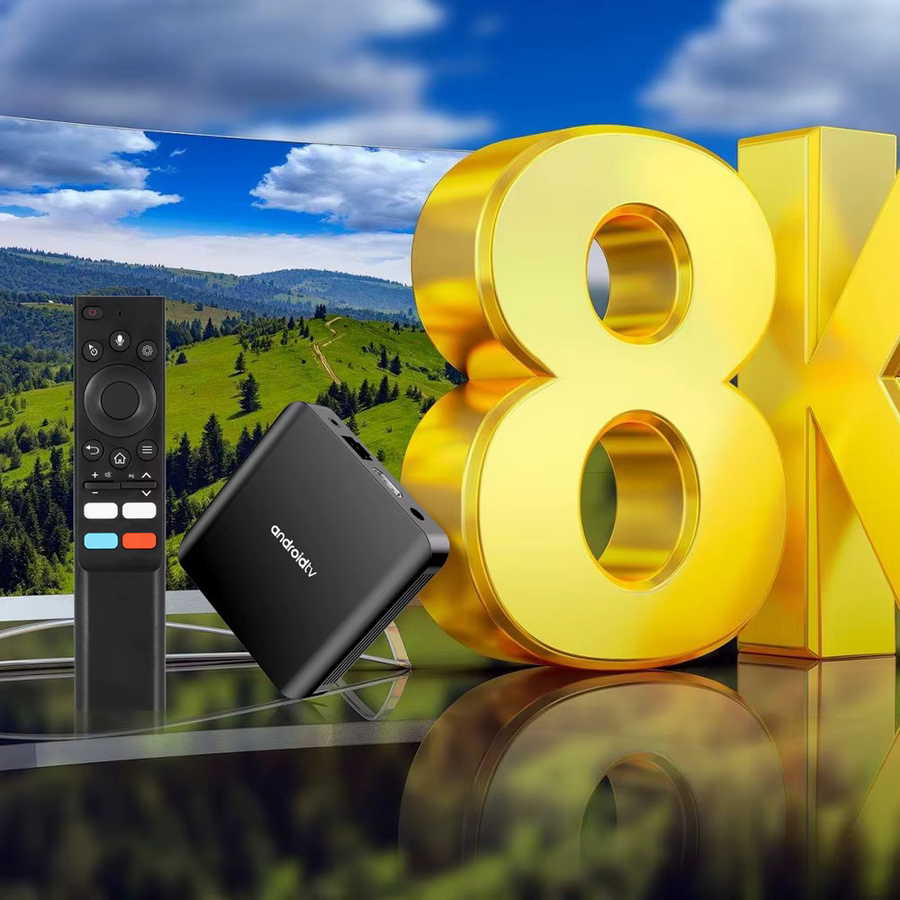 CLIBABIQBOX Android 14 TV-Box mit 8K Auflösung, Allwinner H313 Quad-Core, 5G Dual WLAN und Bluetooth 5.0, Media Streamer in Schwarz - Bild 2
