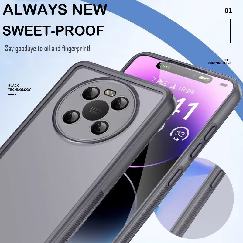 Transparente Ultra-Dünne Schutzhülle für Huawei Mate 60 50 40 30 20 Pro mit Volllinsen-Kameraschutz - Bild 1