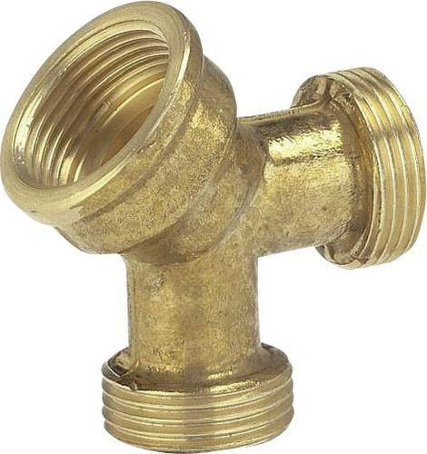 Gardena 2-Wege-Verteiler aus Messing mit 3/4 Zoll Anschlüssen - Bild 1