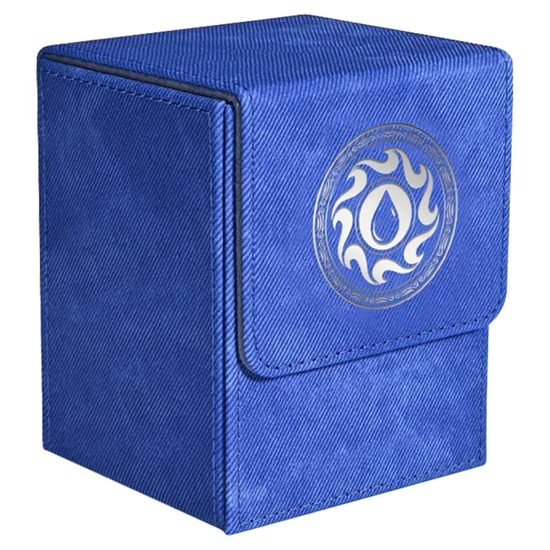 Marsguard Karten-Deck-Box, für mehr als 100 Karten mit einem Ärmeln, PU-Leder-Denim geprägt - Bild 2