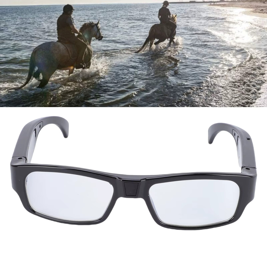VBESTLIFE Action-Kamera Brille für Sport und Outdoor mit 1080P HD Videoaufnahme in Schwarz - Bild 3