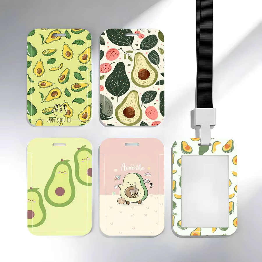 Mesuca Avocado-Lanyard-Kartenhalter, Unisex - Bild 1