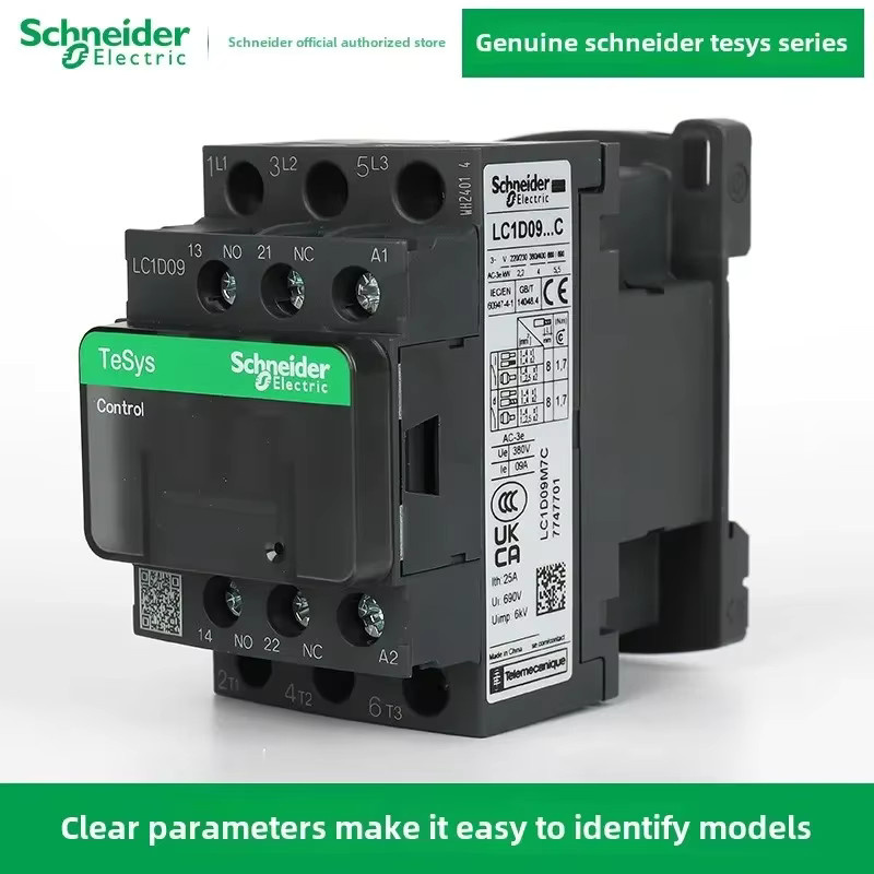 Schneider Electric Dreipoliger AC-Schütz LC1D-Serie in Schwarz - Bild 2