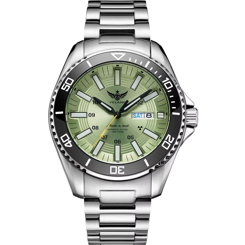 YELANG Armbanduhr, Automatik, Edelstahl, 44mm, Herren, 30 ATM - Bild 2
